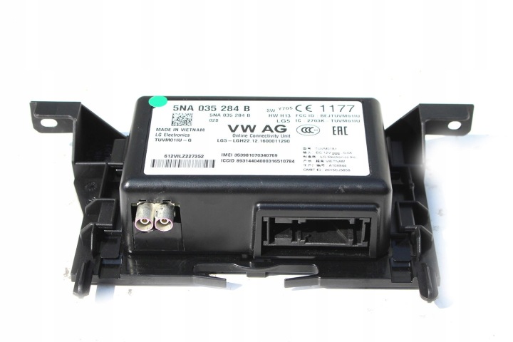 VW GOLF 7 PASSAT B8 MODULE CONTRÔLEUR USLUG ONLINE 5NA035284B 5NA 035 284 B 5