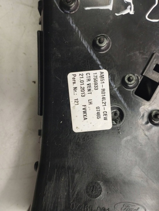 FORD C-MAX II 2013 CENTRAL CONDUIT D'AIR TABLEAU DE BORD INSTRUMENTATION