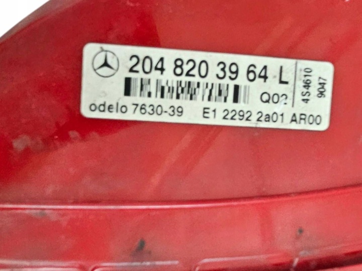 PHARES ARRIÈRE MERCEDES-BENZ C-KL W204 UNIVERSEL 07- LED DROITE GAUCHE EUROPE