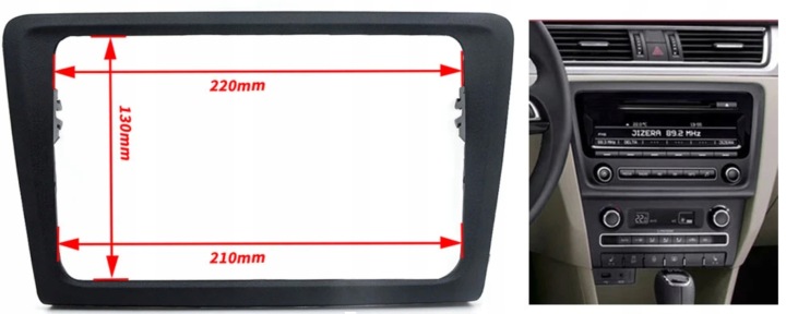 CHÂSSIS RADIO 220X210X130 RNS510 RNS310 RNS315 SKODA RAPID 1 12-19