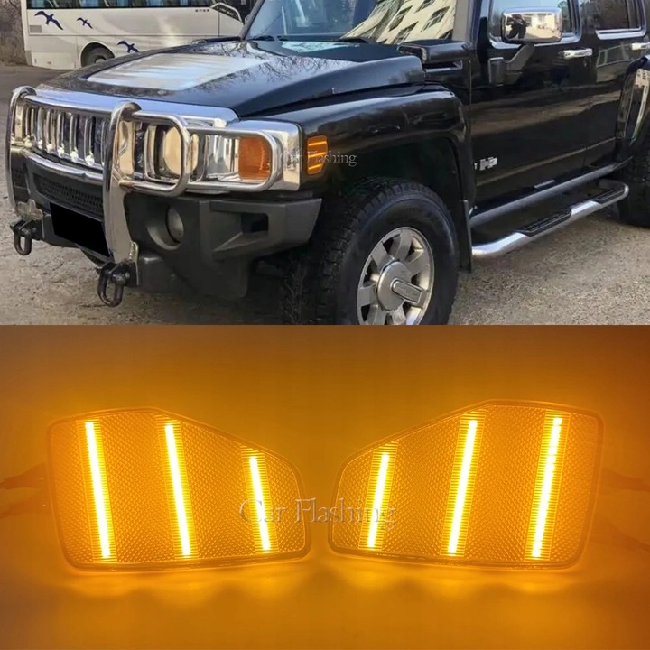 PARA HUMMER H3 2005-2010 H3T 2009-2010 LUCES DIRECCIONALES DIODO LUMINOSO LED ZNACZNIK LADO 