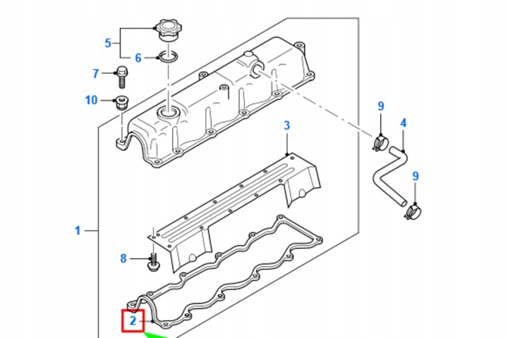 JOINT D'ÉTANCHÉITÉ COUVERCLES BRAS DE SUSPENSION SOUPAPES FORD RANGER MK2 3596214 NEUF ORIGINALE