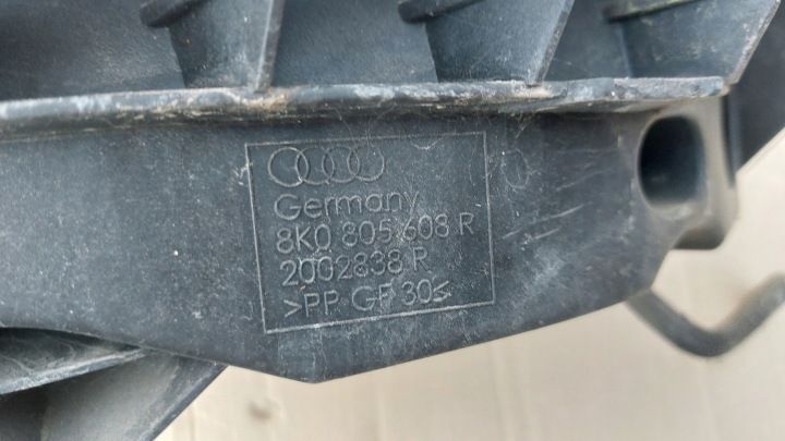 AUDI A4 B8 PHARE GAUCHE AVANT GLISSIÈRE DROIT AVANT 8K0941004A 8K0805608R 07-11R