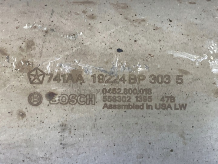 2015 JEEP GRAND CHEROKEE KATALIZATOR/DPF 0452800018