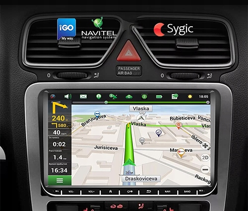 RADIO ANDROID GPS VOLKSWAGEN VW PASSAT B6 2/32GB 