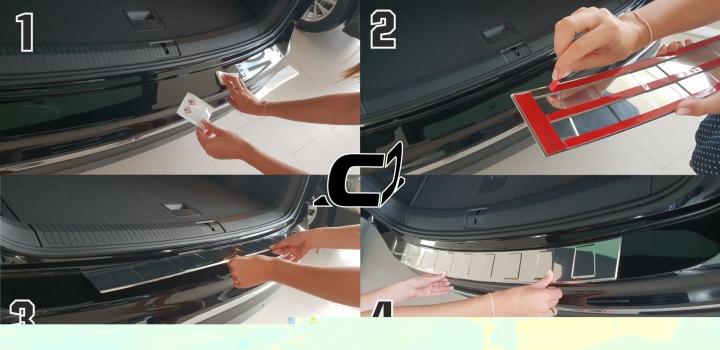 REVÊTEMENT SUR PARE-CHOCS VERS SKODA ENYAQ IV I SUV (2020-....) 4TSP