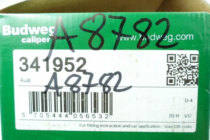 ÉTRIER DE FREIN ARRIÈRE GAUCHE AUDI 80 B4 8A0615423A GIRLING 38MM BUDWEG CALIPER 341952