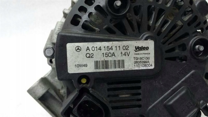 MERCEDES E CLASS W212 W204 ALTERNATEUR A0141541102 150A M651