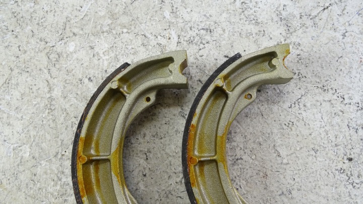 N786 KAWASAKI KL 250 78-79 TS 250 LT 125 PLAQUETTES FREIN FERODO