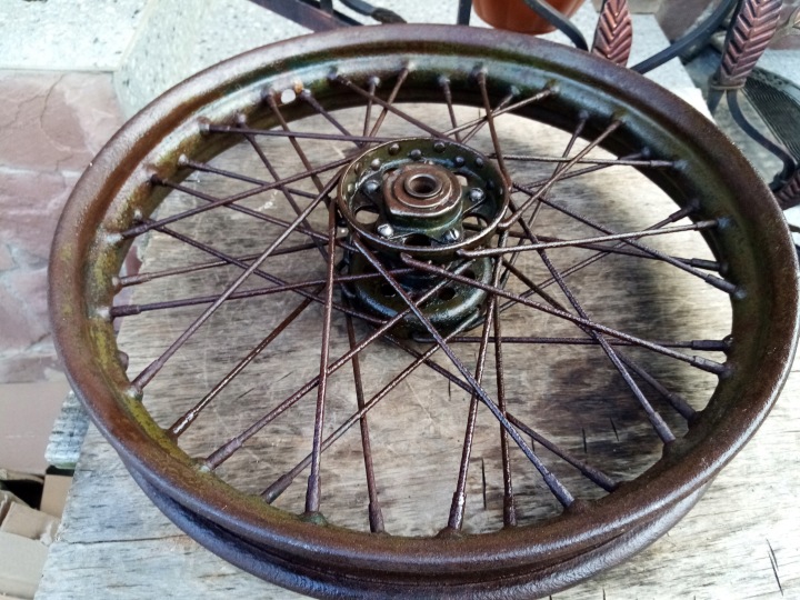 HARLEY WLA 42 ORIGINE BON ÉTAT ARRIÈRE KOLO