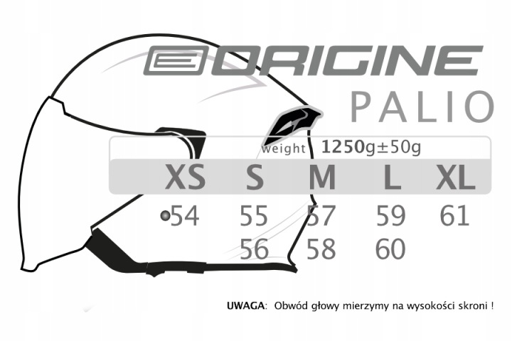 CASQUE ORIGINE PALIO 2.0 BT SOLID TITANIUM MATT XS