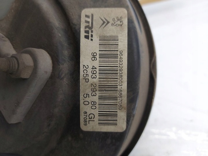 POMPE DE FREIN SERVO 9649329380 CITROEN C3 I (FC_, FN_) 1.1 8V HFX 10 FP7P