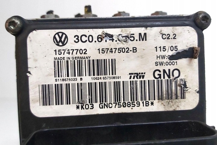 POMPE ABS VW PASSAT B6 (3C2) 3C0614095M 1.9L DIESEL 77KW 2007