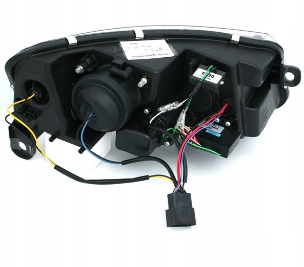 PHARES AVANT AUDI A6 C6 04.04-08 LED TUBE LIGHTS NOIR PHARES TUNINGO