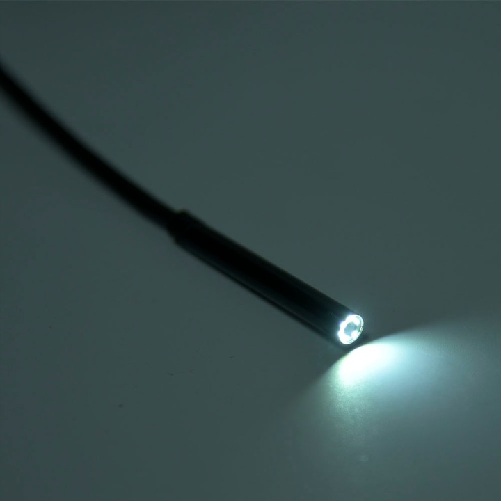 Y102 ENDOSKOP USB 3 DANS 1 OBIEKTYW 5,5 MM CÂBLE 6LED 5 M IP67 HYDROFUGE KAM