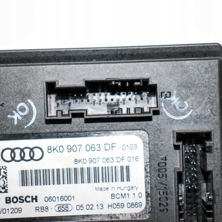 MODULE CONFORT AUDI Q5 (8R) 8K0907063DF 29758549 3.0L 200KW 2013