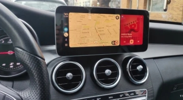 RADIO NAVEGACIÓN MERCEDES GASOLINA C CLASE W205 2015-2018 ANDROID CARPLAY 12,3