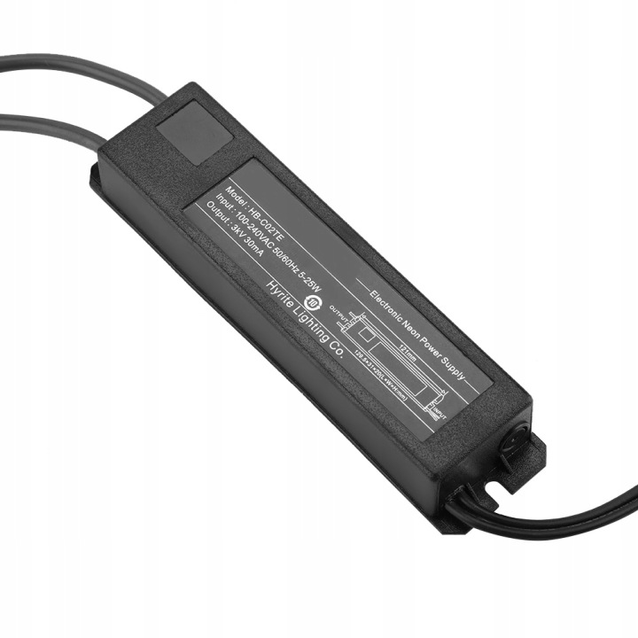 TRANSFORMATEUR NEONOWY 3KV 30MA 5-25W ALIMENTATION NEONU