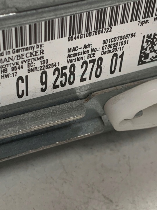 STACJA MULTIMEDIALNA BMW 3 E90 E91 9258278