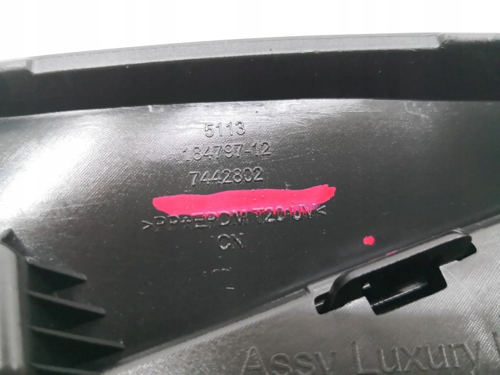 MOULURE PORTES REVÊTEMENT BMW X3 G01 LUXURY 18- DROITE ARRIÈRE