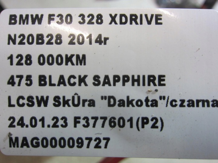 BMW F30 F31 FIL POSITIF BATTERIE 9316576