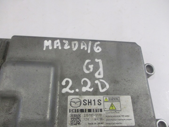 ORDINATEUR CONTRÔLEUR MOTEUR MAZDA 6 GJ III 2.2 D 275700-5172 SH1S18881E