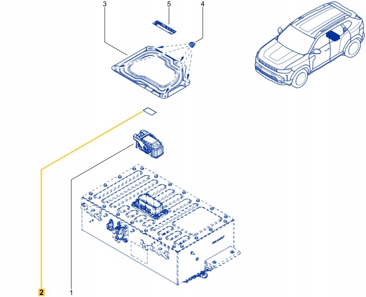 FUSIBLE BATTERIES HYBRIDE RENAULT DACIA 993B15333R