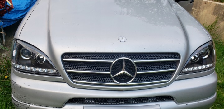 MERCEDES ML W163 GRILLE BAGUETTES CHROME CHROMÉ