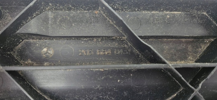 MERCEDES-BENZ C W203 DROIT ÉLÉMENT WKLADU COUVERCLES DE COFFRE 2036840431