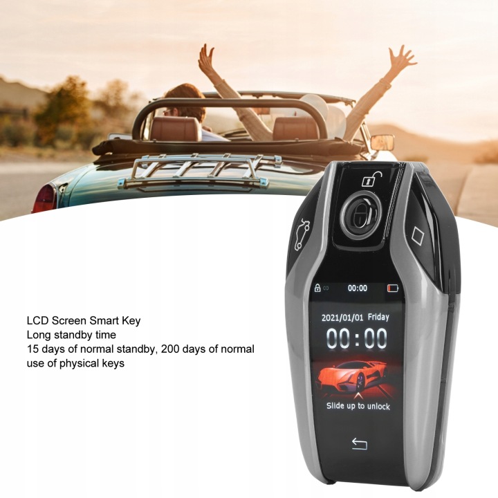 UNIVERSEL INTELLIGENT CLÉ AVEC EKRANEM DOTYKOWYM LCD TK800+, ZU