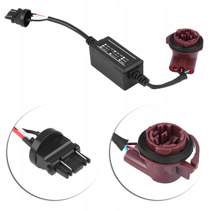 2 PCS ADAPTATEUR DEKODERA LED 3157A ANTI HYPER BLINK FLASH ERROR ANULUJ K3