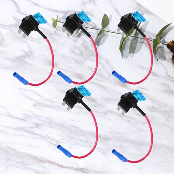 5 PCS POIGNÉE FUSIBLE AUTOMOBILE ADAPTATEUR VERS FUSIBLE NISKOPROFILOWEGO, RACCORD MINI