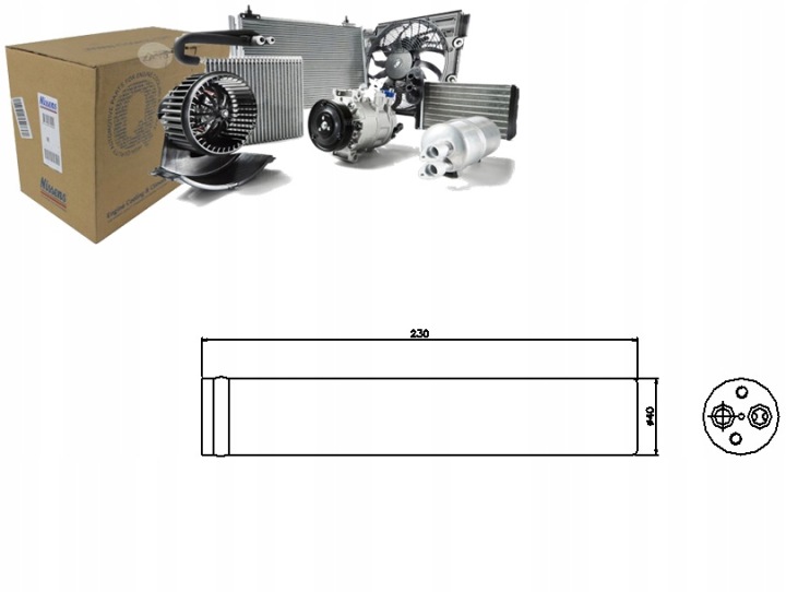 NISSENS 95426 DÉSHYDRATEUR CLIMATISATION