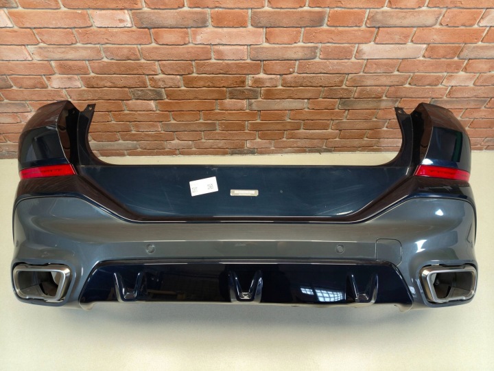 PARE-CHOCS ARRIÈRE ARRIÈRE COMPLET KIT BMW G06 X6 416 CARBONSCHWARZ COMPLET