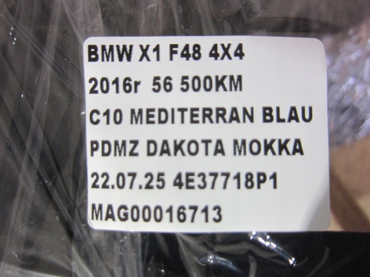 BMW X1 F48 FIXATION GARDE-BOUE DROIT AVANT DROITE CÔTÉ 41007355992 7427130