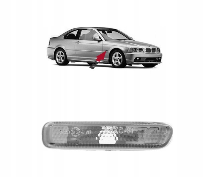 CLIGNOTANT LATÉRAL VERS BMW 3 E46 COUPE/CABRIO 1999-2003 63138370720 DROITE