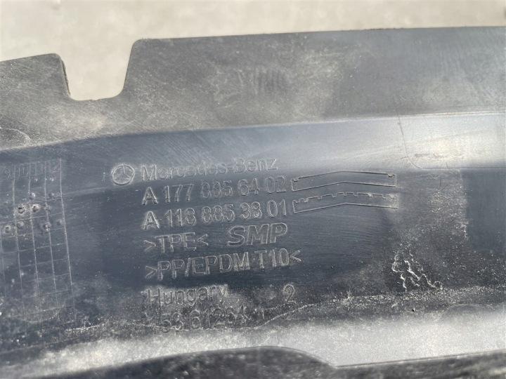 GRILLE D'AÉRATION AIR A1778850103 MERCEDES CLA W118 A118 18-24R