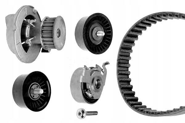 BOSCH KIT COURROIE DISTRIBUTION POMPE LIQUIDE REFROIDISSEMENT 1 987 948 749