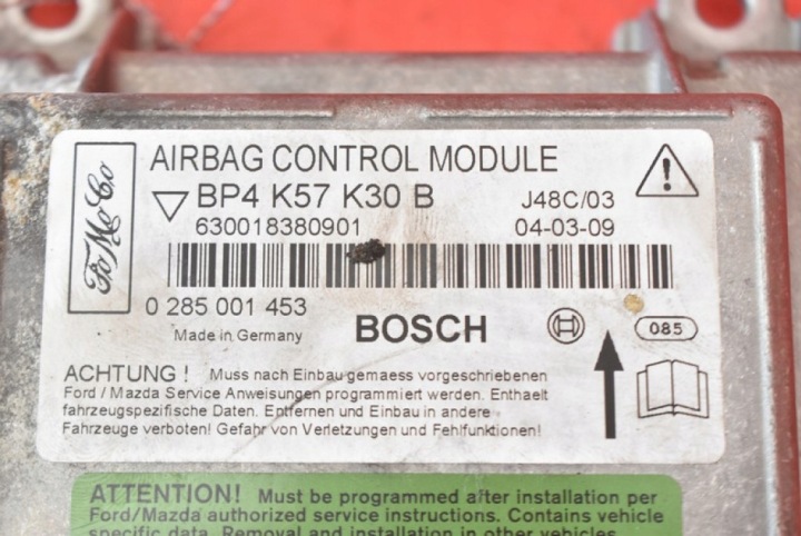 CAPTEUR MODULE AIRBAG COUSSINS BP4K57K30B MAZDA 3 III BK 03-06