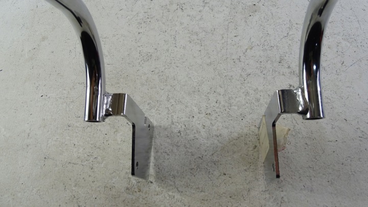 N512 SUZUKI VS 1400 INTRUDER BARRES DE TOIT PROTECTION AILE AVANT CHROME