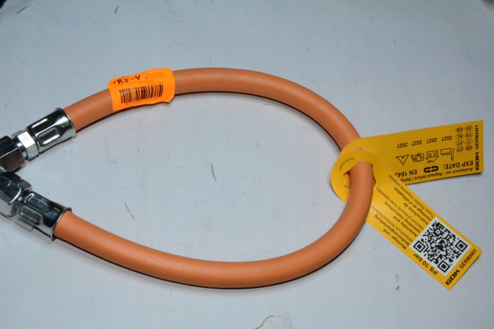TUYAU GAZEUX VERS CAMPING-CAR REMORQUES W40 G1/4 GAUCHE X RVS 10 MM TRUMA