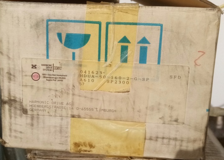TRANSMISSION FALOWA HARMONIC DRIVE SYSTEMS 041623 HDUA-50-160-2-G-SP