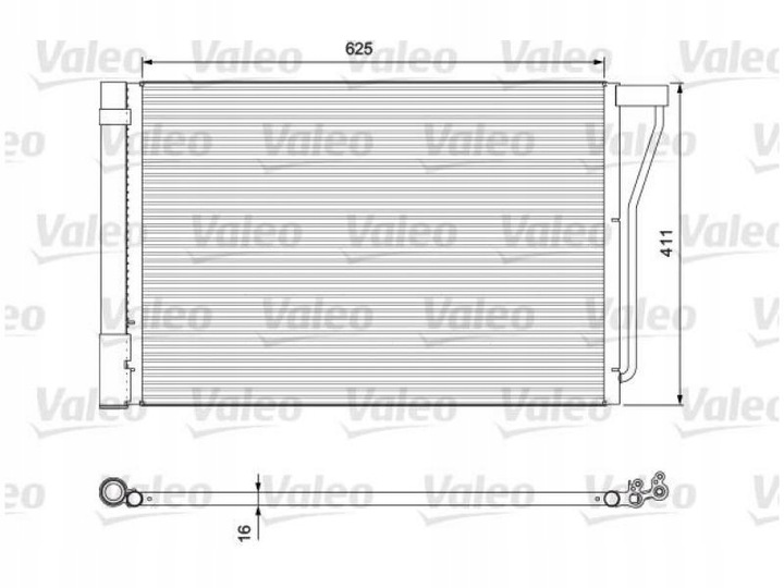 814388 CONDENSADOR DE ACONDICIONADOR BMW 6 F12 4.4 12-18 