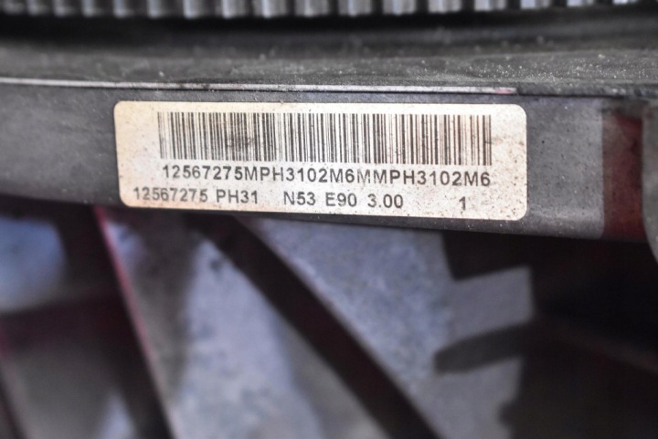 MOTEUR POTEAU ESSENCE N53B30 BMW E90 E91 3.0I 218 KM LIFT 08-13 KOMPRESJA