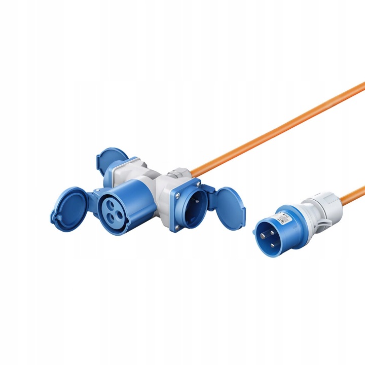 CÂBLE DE CAMPING POUR OBSZAROW ZEWNETRZNYCH, CÂBLE ADAPTATEUR CEE, 1.5 M