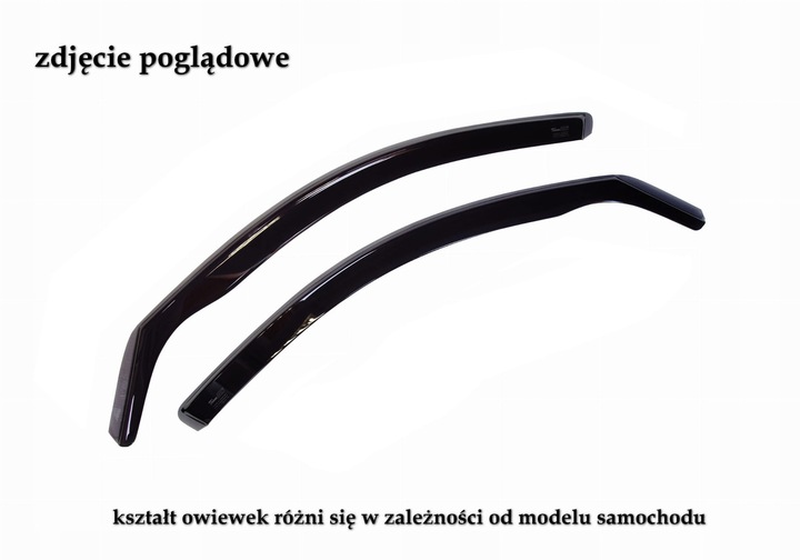 DEFLECTORES NISSAN MICRA K-11 5 DZWI 1992-2002R. PRZODY 