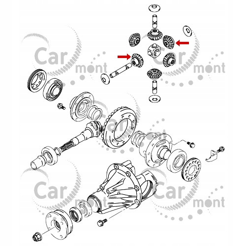 ENGRANAJE RUEDA ENGRANAJE DE EJE PARTE TRASERA VITARA JIMNY GRAND VITARA SAMURAI 27331-83020 