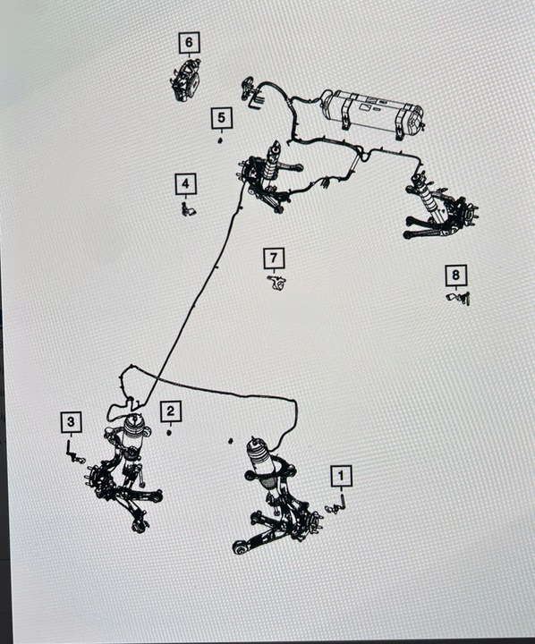 SENSOR LEVELLING ( WYSKOSCI) JEEP GRAND CHEROKEE SUMMIT 