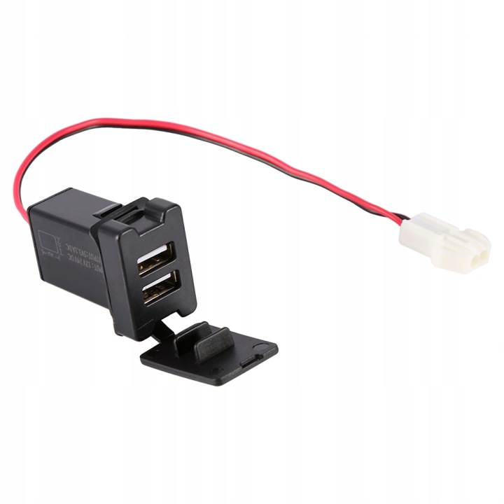 DC 12V-24V VERS 5V 3.1A DOUBLE PORTY USB ADAPTATEUR LADOWARKI VERS QZ