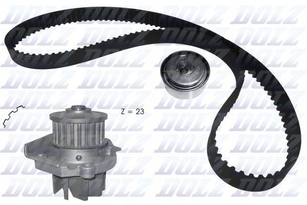 SET VALVE CONTROL SYSTEM + PUMP COOLING KD141 DOLZ FIAT photo 2 - milautoparts-fr.ukrlive.com